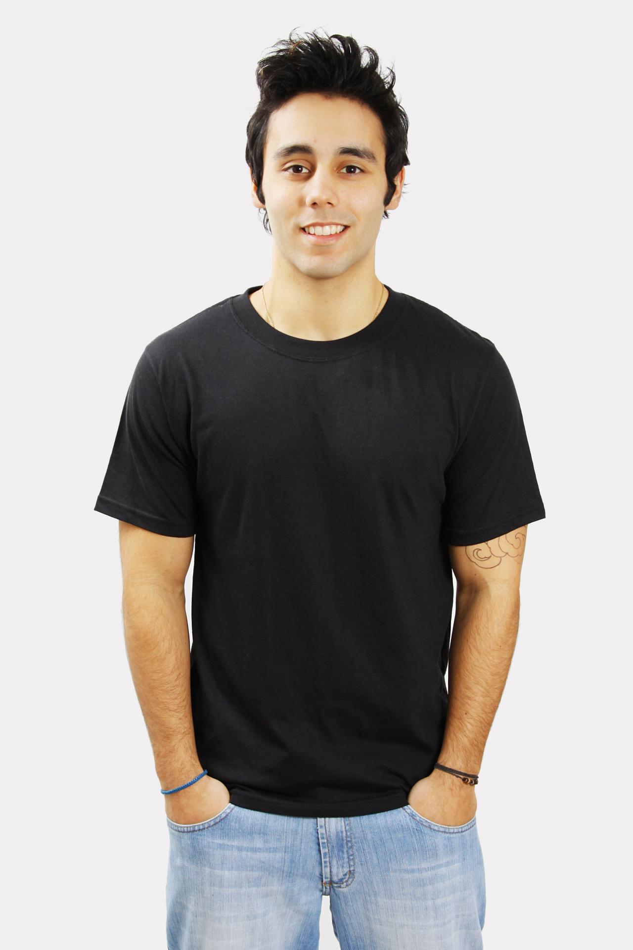 Camiseta com Gola Redonda